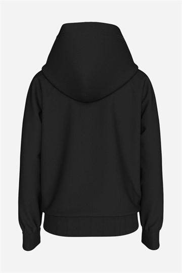 Calvin Klein Logo Terry Hoodie - Svart